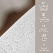 Nestl Deep Pocket 100% Waterproof Mattress Protector Queen, Bed Bug Protection Mattress Cover Fits Mattresses Up to 21 inch