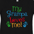 thumbnail image 4 of Inktastic My Grampa Loves Me Boys or Girls Toddler T-Shirt, 4 of 5