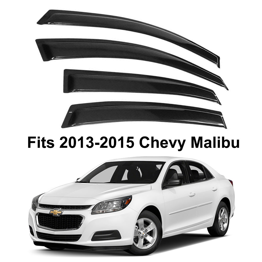 Window Visor Shade/Sun Wind/Rain Deflector For 2013 2014 2015 Chevy