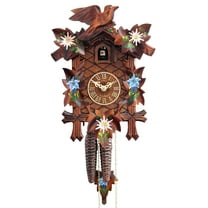 HerrZeit by Adolf Herr Cuckoo Clock  - Alpine Flowers