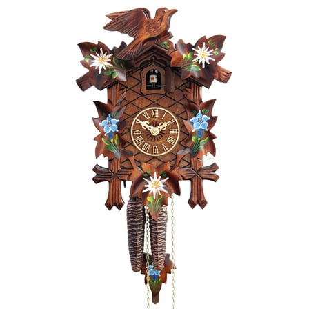HerrZeit by Adolf Herr Cuckoo Clock  - Alpine Flowers