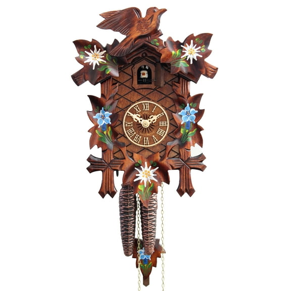 HerrZeit by Adolf Herr Cuckoo Clock  - Alpine Flowers