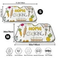thumbnail image 7 of Lsque Home Cooking Car Windshield Sun Shade | Accordion Folding Style Auto Shade for Car Truck SUV Van | Blocks UV Rays Sun Visor Protector | Medium, 7 of 7