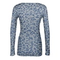 thumbnail image 5 of 2026 Long Sleeve Leopard Shirts for Women Crew Neck Tops for Everyday Wear, XL, 5 of 6