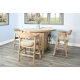thumbnail image 2 of Sunny Designs Round Dining Table with Built-in Storage Cabinet and Drawers, 2 of 3