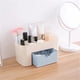 thumbnail image 3 of Organizador Maquillaje Escritorio Caja Almacenamiento Con Plástico Cajón para Tocador () Azul, 3 of 5