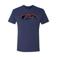 thumbnail image 2 of Red Blue and Black Ford Logo | Mens Cars and Trucks Premium Tri Blend T-Shirt, Vintage Navy, Medium, 2 of 3