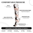 thumbnail image 3 of Lsque Pigs Pattern Sport Compression Socks for Men & Women 15-20 mmHg Knee High Nurse Pregnant Running Medical and Travel Athletic, 3 of 6
