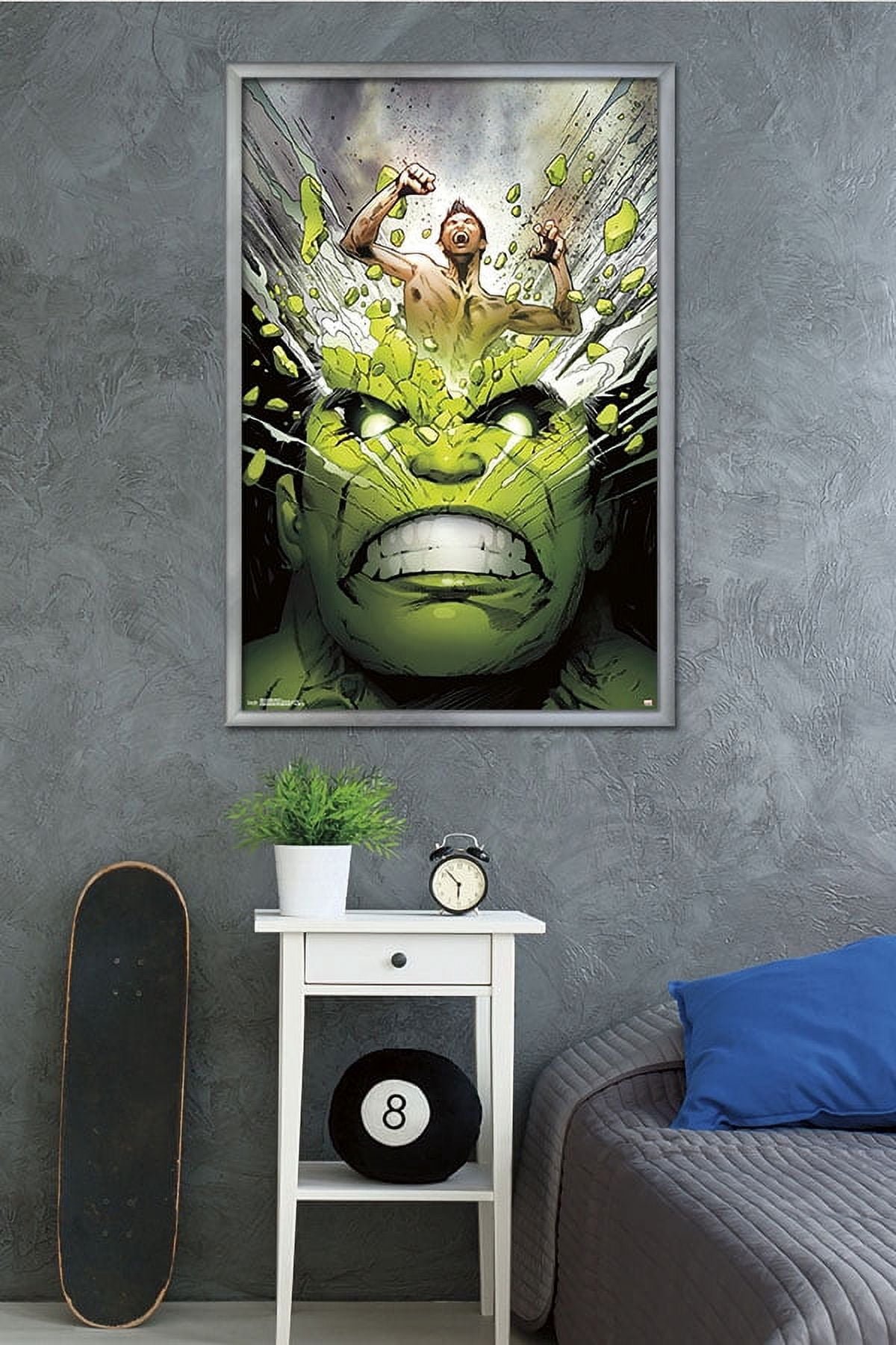 Marvel Comics - The Incredible Hulk - Cover #171 Wall Poster, 22.375" x 34", Framed