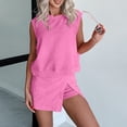 thumbnail image 5 of Mohiass Athletic Sets for Women Skirt/Skort Sets Women 2 Piece Outfits Travel Tank Top Lined Split Summer Lounge Set 2 Pieces Hot Pink S, 5 of 8