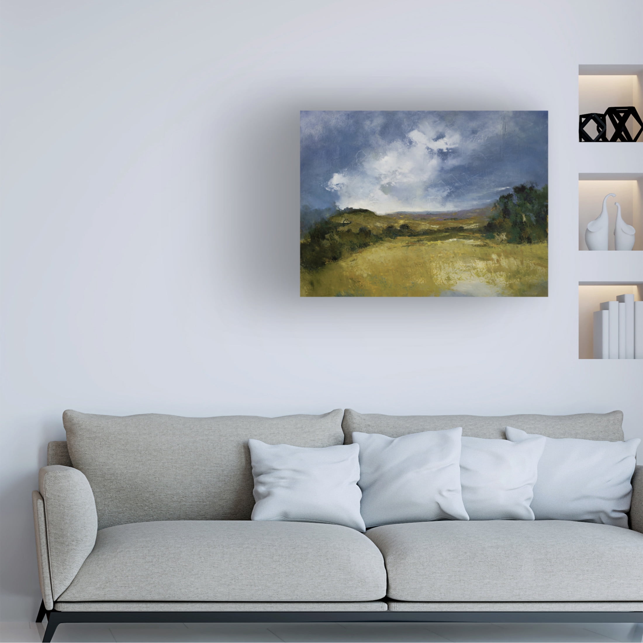Canvas Wall Art - Patrick Dennis 'Ferrer' Wall Art for Living Room, Bedroom, or Office Décor by Trademark Fine Art - 47 x 35 Inches