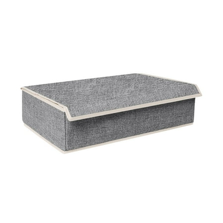 

Yubnlvae Home Textile Storage Underwear Storage Washable Box Socks Storage Foldable Box Lattice Underwear Finishing Underwear Storage Bag Foldable Bra 17 Box Housekeeping & Organizers Grey