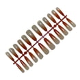 thumbnail image 1 of Jumpingount 24 piezas de uñas artificiales extralargas estilo degradado a presión puntas de uñas postizas ornamento de mujer bailarina accesorio Arte de uñas mj05, 1 of 6