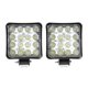 thumbnail image 1 of 2 pcs 48W 6000k Cree LED Spot Beam Square Work Lights Lamp Tractor SUV Truck 4WD 12V 24V, 1 of 5