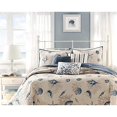 thumbnail image 1 of Seashell Beach House Nautical Full / Queen Quilt, Shams & Toss Pillows (6 Piece Bedding), 1 of 5