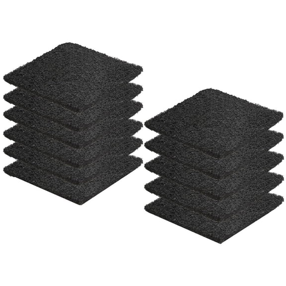 10 Pack Activated Charcoal Deodorizer Sheets,Compost Filter Sheets for Indoor Kitchen,Filter Cotton for Recycle Bin,Odor Filter for Indoor Kitchen,Replacement Odor Absorbing Filter Refills