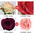 thumbnail image 5 of PE Foam Artificial Flowers 8CM Simulation Rose Flower 25pcs Real Looking Blush Foam Fake Roses with Stems For DIY Wedding Bouquets Bridal Shower Centerpieces Party Decorations(Red Wine), 5 of 6