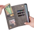 thumbnail image 5 of Case for OnePlus Nord N10 5G Magnetic Leather Zipper Wallet Cover Card Holder, 5 of 5