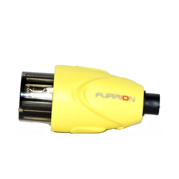 Furrion F15FMP-SY 15/20 Universal Amp Straight Blade Female Connector - Yellow