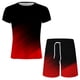 thumbnail image 5 of Camisas de verano Kakina CMSX para hombre, liquidación, conjunto de 2 piezas de camiseta informal de manga corta y pantalones cortos deportivos ajustados., 5 of 5