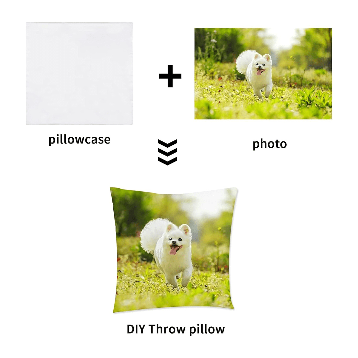 15 Pcs Sublimation Blanks Pillow Cases 16x16Inch White Cushion Covers Pillow Covers Heat Transfer DIY Custom Picture