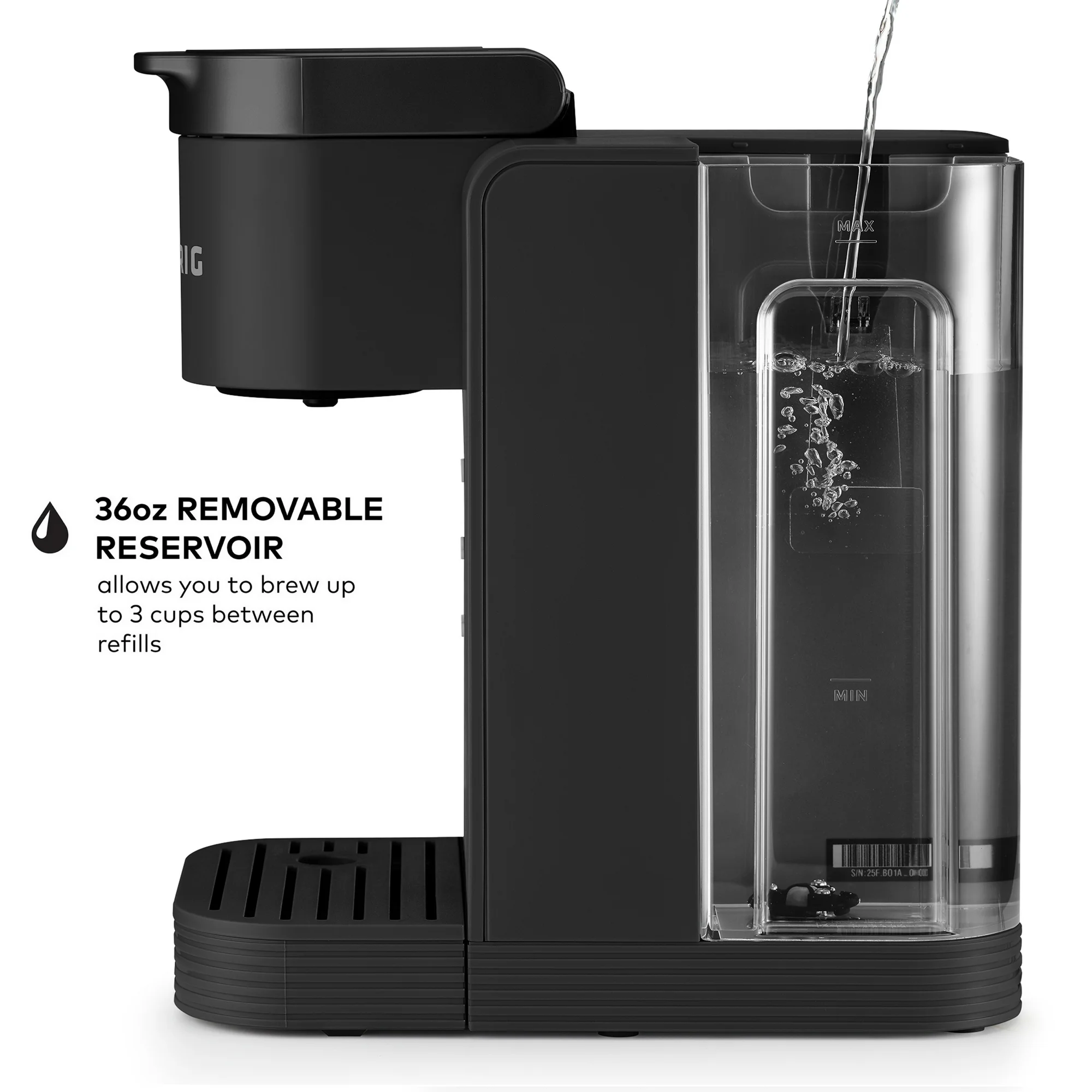Open Box Keurig 500.0365009 K-Slim + ICED Single Serve Coffee Maker Brews 8 to 12oz. Cups Gray