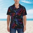 thumbnail image 2 of Balery Sea Turtle Camisas hawaianas de manga corta para hombre, camisas playeras de corte holgado, camisas de vacaciones con botones,Medium, 2 of 7