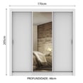 thumbnail image 3 of Ropero Closet Madesa Lyon 3 Puertas 1 y Espejo B, 3 of 5