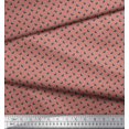 thumbnail image 2 of Soimoi Polyester Crepe Fabric Snail Small Fabric Prints by Yard 52 Inch Wide, 2 of 3