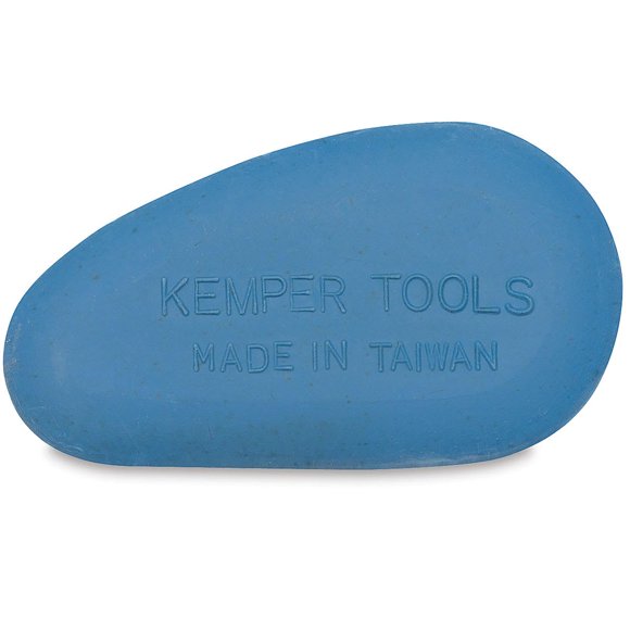 Herramienta de alfarería Kemper Finish Rubbers 8 cm, pequeña y suave