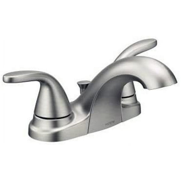 Moen Adler Bathroom Sink Faucet 84603SRN - 2 Handle, Brushed Finish - Silver