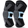 thumbnail image 1 of 2 rodilleras para el dolor de rodilla, con almohadilla de gel para rótula y estabilizadores laterales para hombres y mujeres (azul-negro), 1 of 6