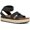 Black, variant on Olivia Miller Womens Open Toe Slingback Flatform Sandals