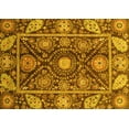 thumbnail image 1 of Ahgly Company Indoor Rectangle Oriental Yellow Traditional Area Rugs, 6' x 9', 1 of 4