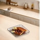 thumbnail image 4 of Bandeja de plástico transparente para almacenar | Bandeja de fruta para servir multiusos | Bandeja apilable para barbacoa de fondue tipo barbacoa de picnic | Diseño duradero engrosado | 1 paquete, 4 of 7