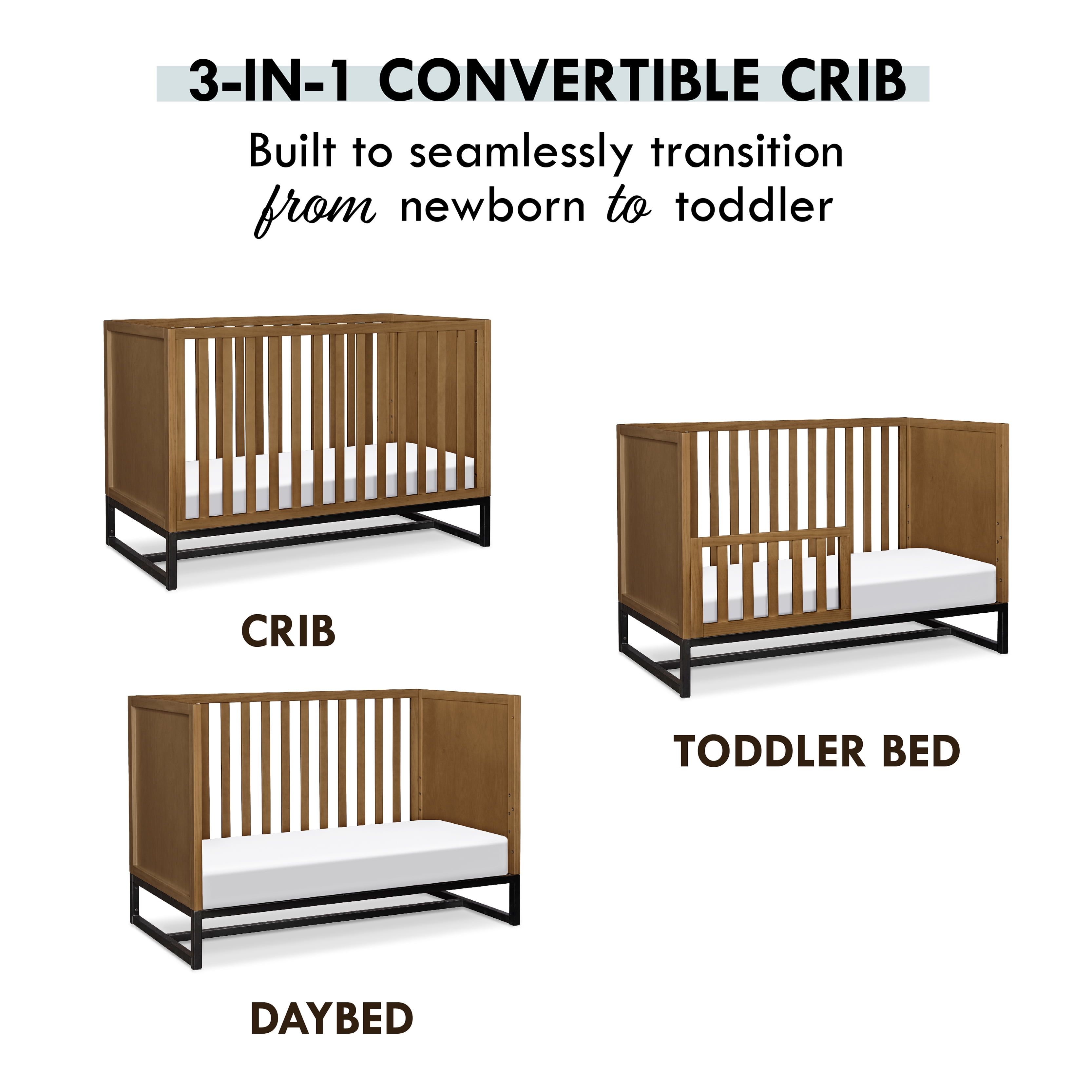 Ryder 3-in-1 Convertible Crib
