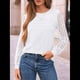 thumbnail image 5 of Camisas de Larga para Mujer, Blusas Elegantes e Informales de Encaje, Conjuntos de Otoño 2025, Camisetas y Ropa de Trabajo. XXL, 5 of 8