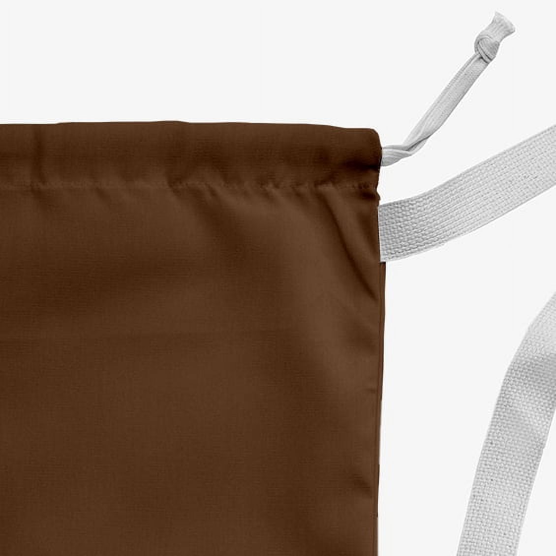 Simply Daisy Peace 18 x 29 in Brown Laundry Bag
