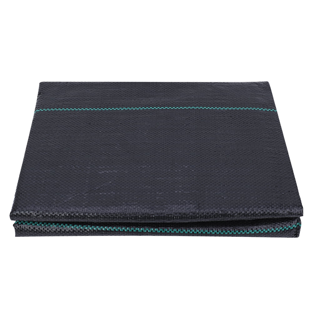 BIMZUC 3.3ft x 33ft Heavy Duty Weed Barrier Fabric Landscape Ground Cover Membrane for Garden Flower Beds and Pathways UV Resistant High Permeability Geotextile 1m x 10m Black