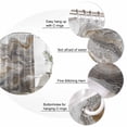 thumbnail image 6 of Gray Marble Waterproof Fabric Shower Curtain,Farmhouse Vintage Abstract Ombre Texture Waterproof Fabric Shower Curtain for Bathroom Curtains Bathtubs Shower Curtains with 12 Hooks Standard 72x72, 6 of 8