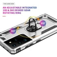thumbnail image 6 of Grade Drop Impact for Samsung Galaxy S21 Ultra Case Galaxy S21 Ultra 5G Case Metal Rotating Ring Kickstand Holder  Heavy Duty Shockproof Case Galaxy S21 Ultra Phone Case (Silver), 6 of 17