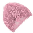 thumbnail image 4 of Turbante Moda Hermoso Único Retráctil Musulmán Bordado Rebordear Sombrero Femenino RegaloRosa Claro, 4 of 5
