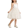 thumbnail image 3 of Pounoo Womens Sundresses Halter Neck Rose Decor Tulle Skirt Lightweight Sweet Style (For Small Wearers) Gift, 3 of 7