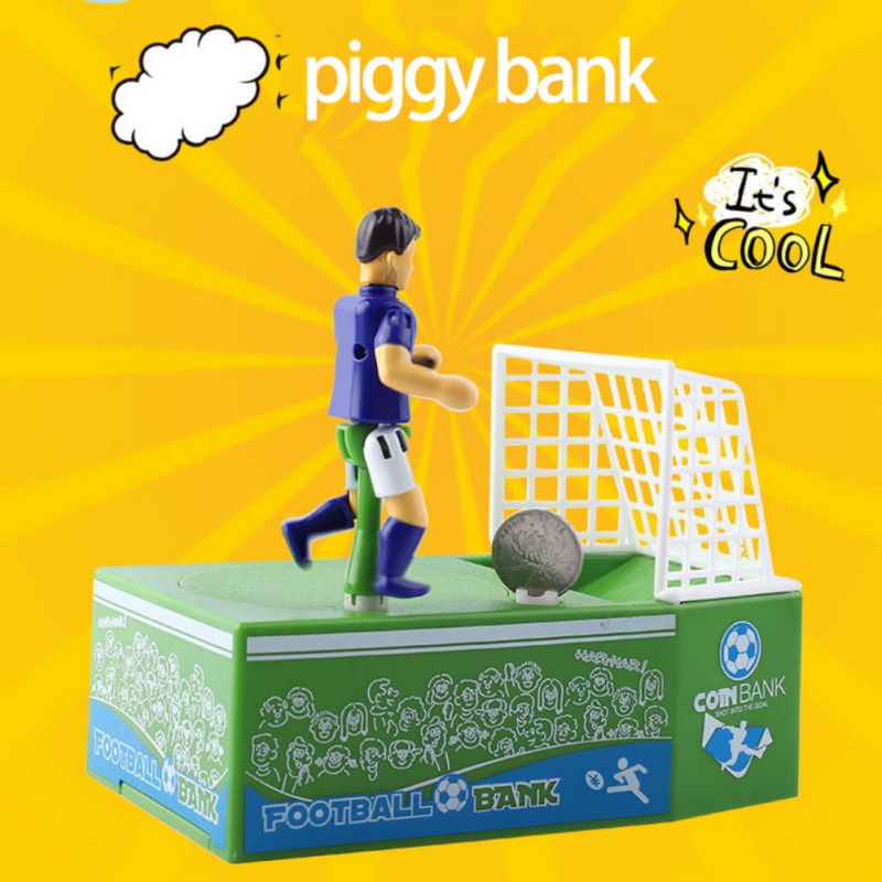 Интерактивная копилка в виде футбольного поля football coin bank. Копилка футболист забивающий монету. Интерактивная копилка для детей. Football bank. Копилка "футболист".