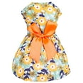 thumbnail image 5 of Adorable Dog Princess Dress - Soft Comfortable Bowknot Floral Dress - Daily Wear - Pet Supplies, 5 of 8