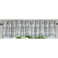 thumbnail image 2 of Crawford Gray and Buttermilk 72"x14" Cotton Window Valance by Primitive Home Decors, 2 of 4