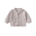 thumbnail image 1 of Cowsor Newborn Baby Girl Boy Cute Long Sleeve Button Up Cardigan Toddler Knit Sweater Infant Fall Winter Clothes, 1 of 5