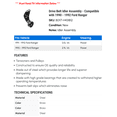 thumbnail image 2 of Drive Belt Idler Assembly - Compatible with 1990 - 1992 Ford Ranger 1991, 2 of 2