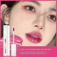 thumbnail image 2 of Vibely Mirror Dyeing Lip Gloss Moisturizer Liquid Lipstick Waterproof Long Lasting Red Lip Tint Korean Makeup Cosmetic,Sunny Chestnut, 2 of 5