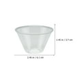 thumbnail image 3 of Tazas de jugo transparente de 100 piezas de agua desechables para tazas de cerveza de avión de fiesta, 3 of 4